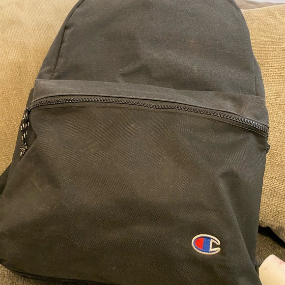 Grey and Black Champion Backpack - Picture 1 of 2